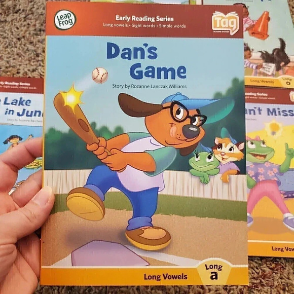LOT of 6 TAG LEAP READER LONG VOWEL AIOUY Book Series COMPLETE - Picture 3 of 8